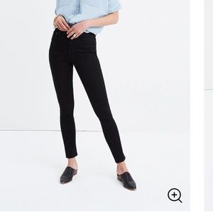 Madewell - Petite 10" High-Rise Skinnies in Black